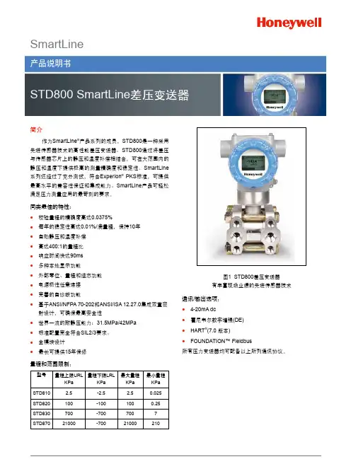STD800中文产品说明书(VER.4)