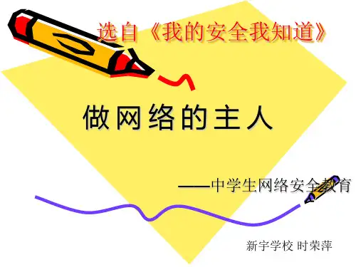 中学生网络安全教育课件