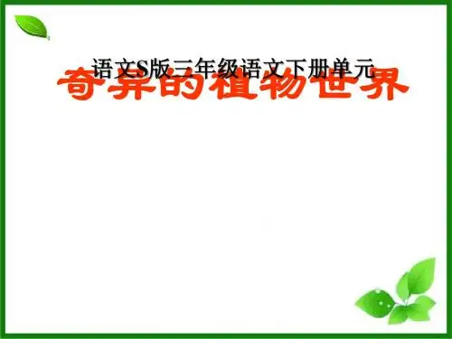 《奇异的植物世界》PPT课件2