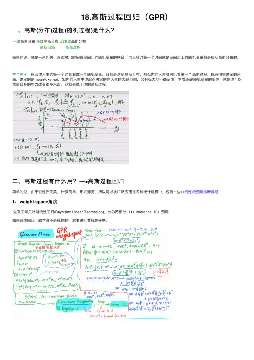 18.高斯过程回归（GPR）