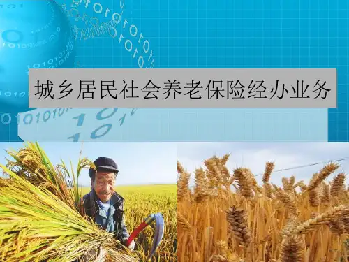 《社会养老保险》PPT课件