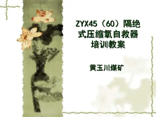 ZYX45隔绝式压缩氧自救器培训课件(1)