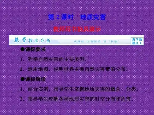 《同步备课参考+课堂新坐标》2013-2014学年高中地理(湘教版选修5)课件第1章第2节第2课时