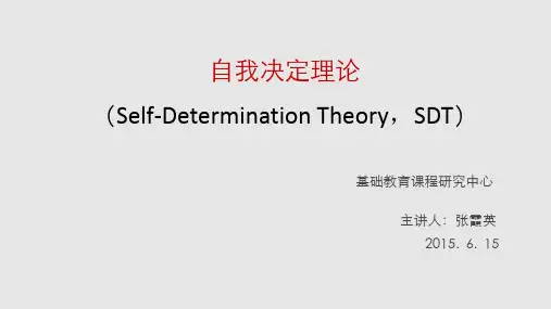 自我决定理论