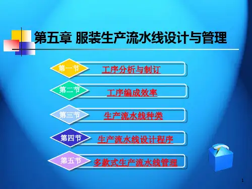 服装生产流水线设计与管理PPT课件