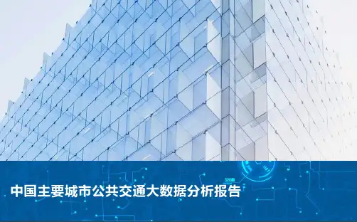中国主要城市公共交通大数据分析报告