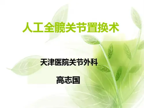 人工全髋关节置换术ppt课件