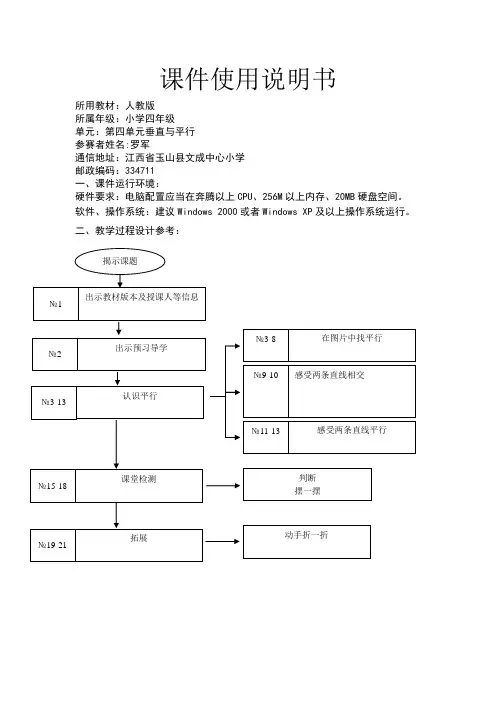 课件使用说明书