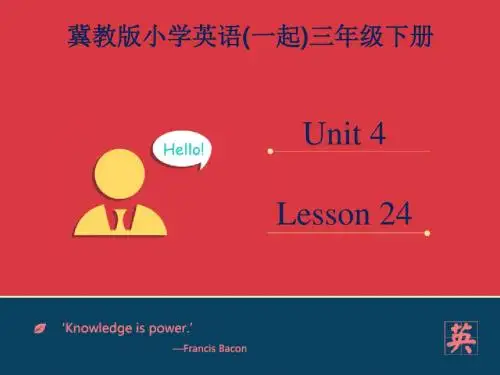 最新文档-Lesson 24 A Little Monkey课件(17张)-PPT精品文档