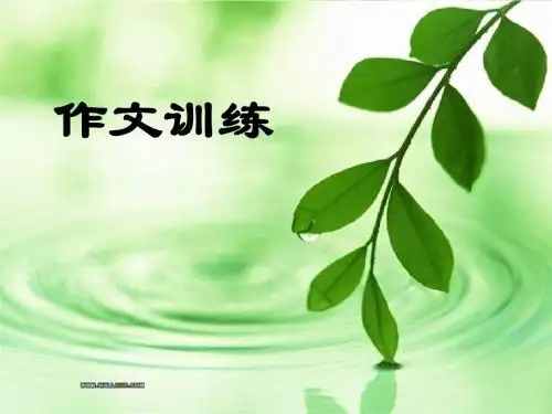 作文训练(议论方法)