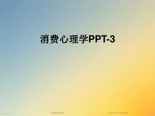 消费心理学PPT3