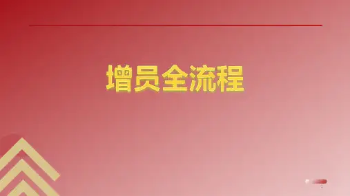 保险公司增员全流程工作模式和增员过程