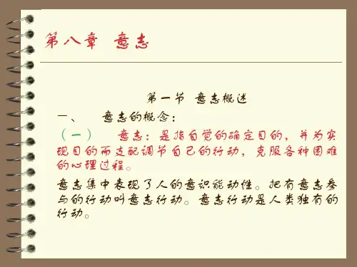 第九章意志解析
