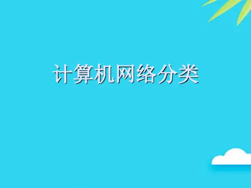 计算机网络分类