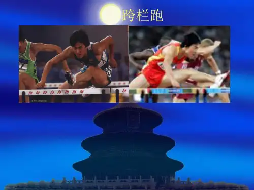 跨栏跑技术