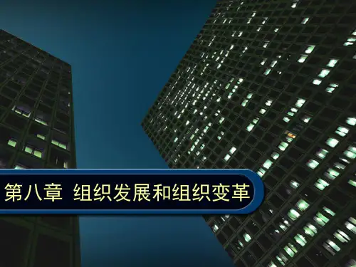 郝云宏管理学-8-组织变革