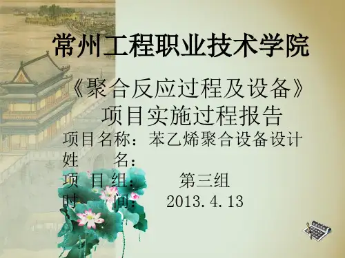 蔡正芹-聚合反应过程及设备