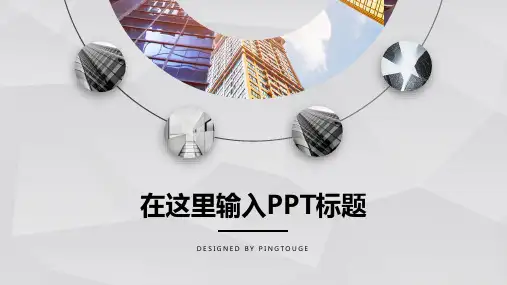 经典精美文艺矢量静态IOS服务业专用项目汇报ppt模板