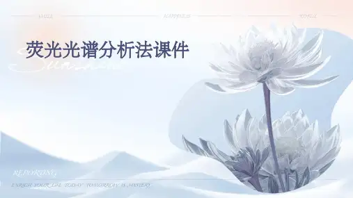 荧光光谱分析法课件