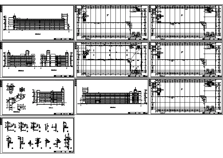 厂房设计_某地区大空间厂房建筑详细设计方案施工CAD图纸