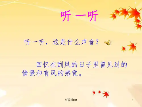 三年级美术下册风来了PPT课件