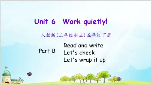 五年级下册英语精品ppt-Unit 6 第六课时 人教PEP (22张)PPT-完美版