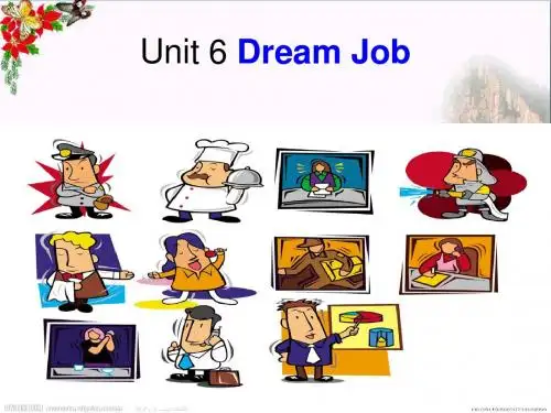 六年级英语下册Unit6《DreemJob》(PartB) 优秀课件(新版)闽教版