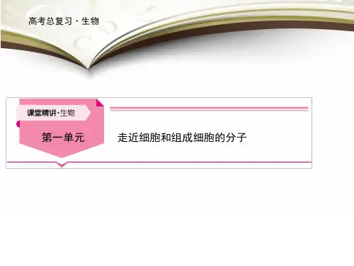 2019届一轮复习人教版 1.1走近细胞 课件