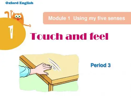 牛津上海版(深圳)四年级下册Unit 1《Touch and feel》(Period 3)ppt课件