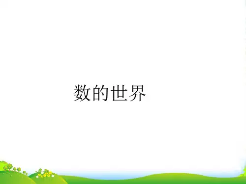 苏教版四年级下册数学课件9.1 数的世界整理与复习 (共22张PPT)