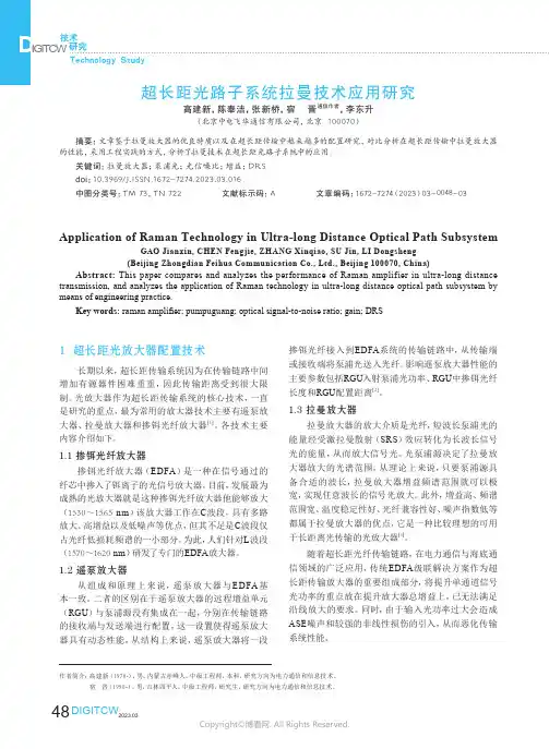 211081260_超长距光路子系统拉曼技术应用研究