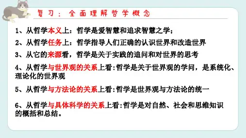 高中政治人教版必修四生活与哲学3.1真正的哲学都是自己时代精神的精华 课件(共22张PPT)
