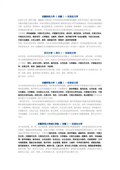 安徽财经大学