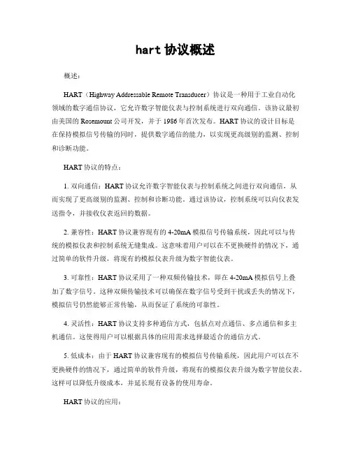 hart协议概述