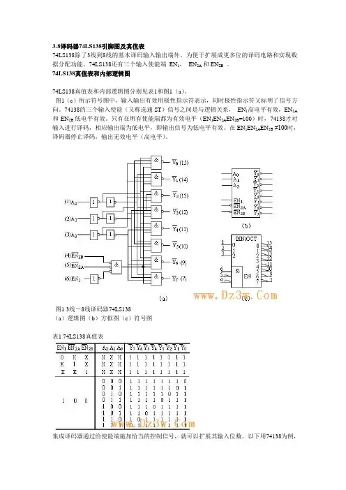 3-8译码器74LS138