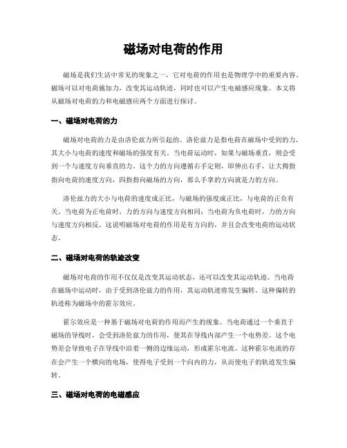 磁场对电荷的作用