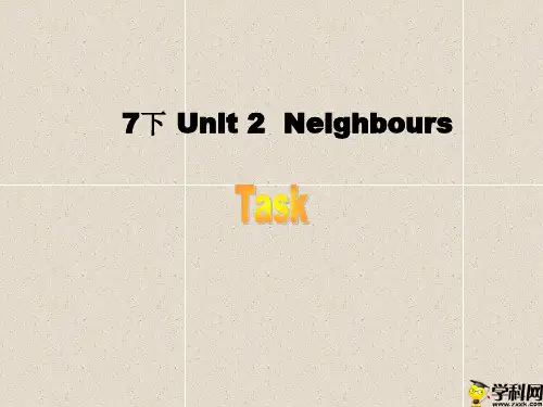 江苏省永丰初级中学七年级牛津版英语下册：Unit2Task课件(2)(共18张PPT)