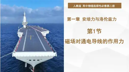 11磁场对通电导线作用力课件高二下学期物理人教版选择性