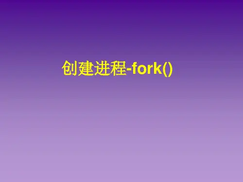 fork函数
