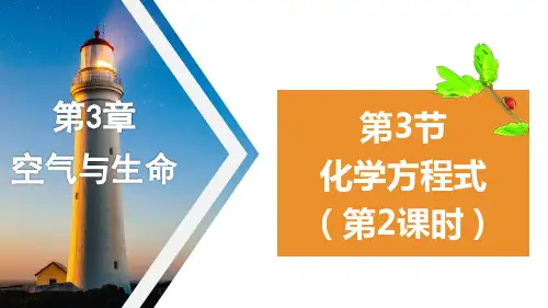 3.3化学方程式(第1课时)(PPT课件(初中科学)21张)