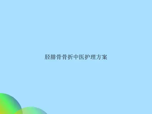 胫腓骨骨折中医护理方案