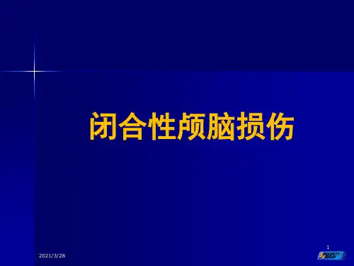 闭合性颅脑损伤
