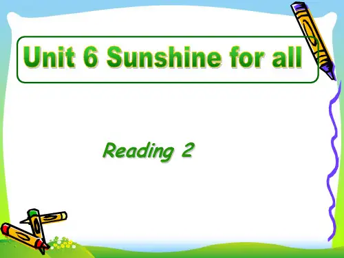 牛津译林版八年级英语下册Unit 6 Reading 2优质课课件