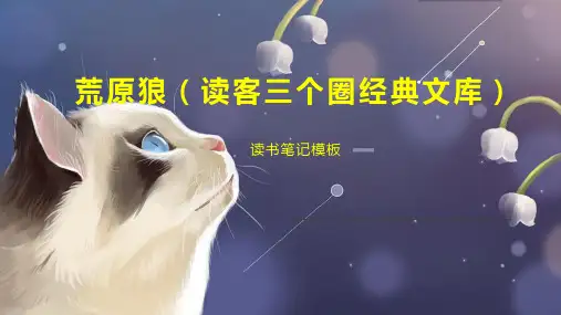 荒原狼(读客三个圈经典文库)