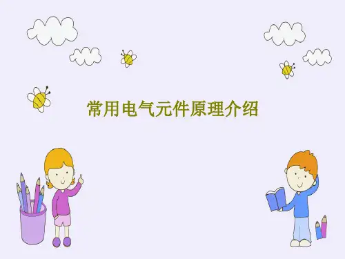 常用电气元件原理介绍42页PPT
