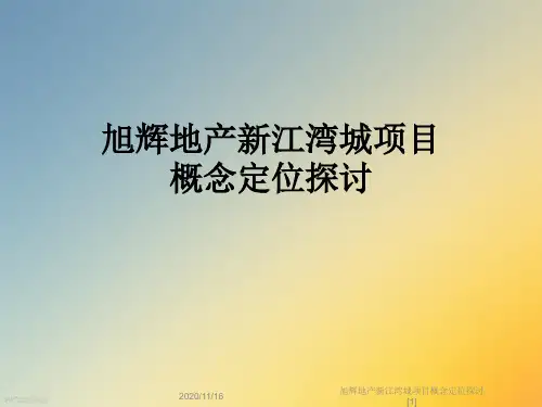 旭辉地产新江湾城项目概念定位探讨[1]