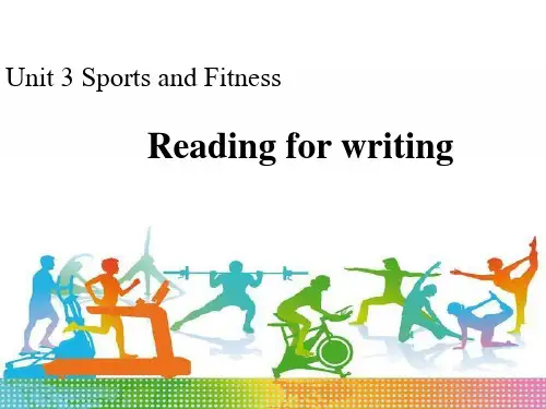 Unit 3 Reading for writing 课件高中英语人教版(2019)必修第一册