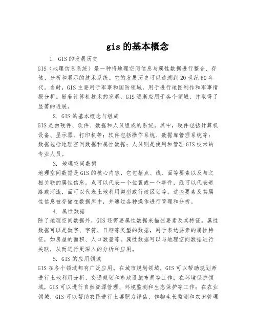 gis的基本概念