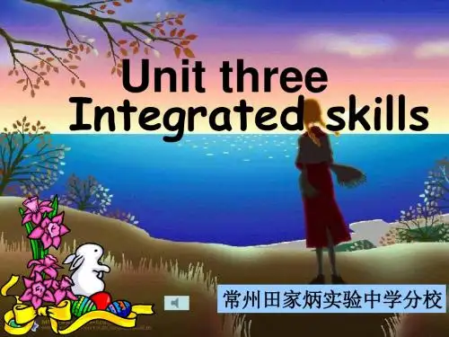 牛津8BUnit3integratedskills23页PPT