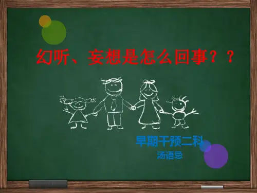 幻听妄想ppt课件
